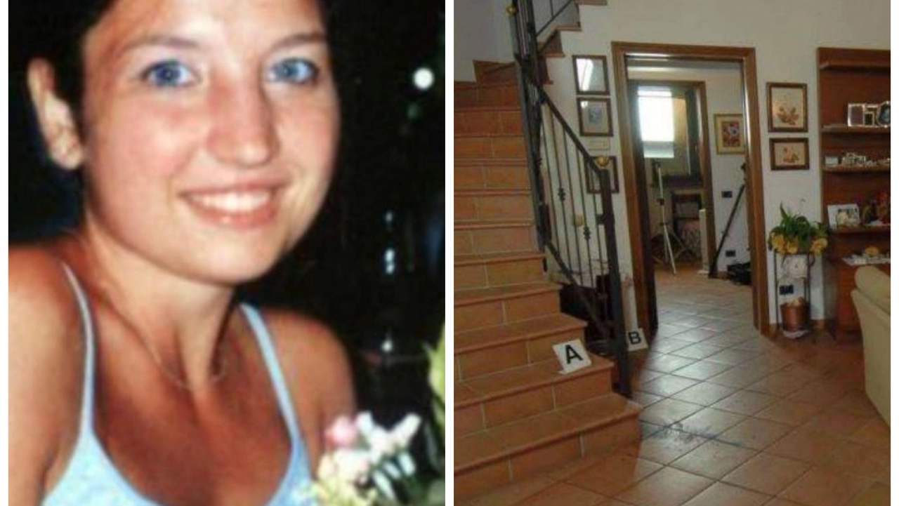 Chiara Poggi e l’interno della villetta dove viveva e dove è stata uccisa a Garlasco