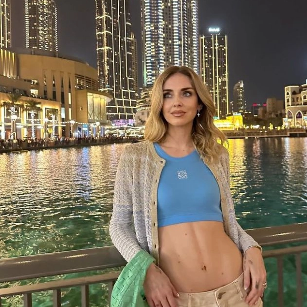 Chiara Ferragni a Dubai (Foto Instagram)