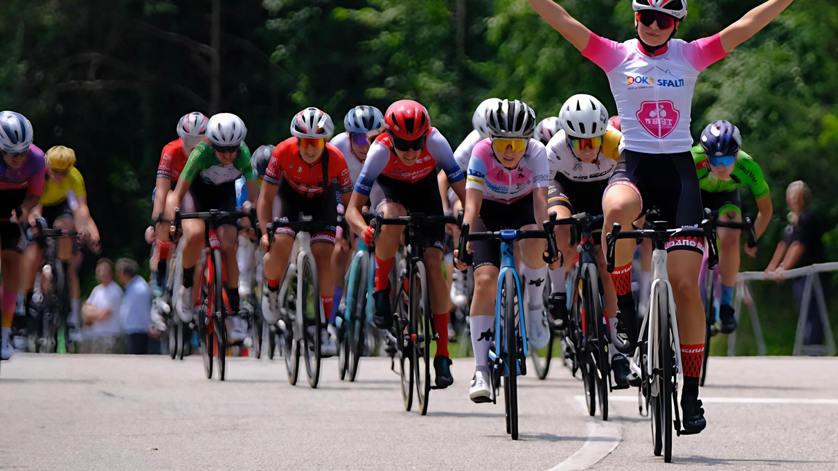 La volata di Nicole Bracco a Somma Lombardo al Trofeo “Mariangela con Noi“