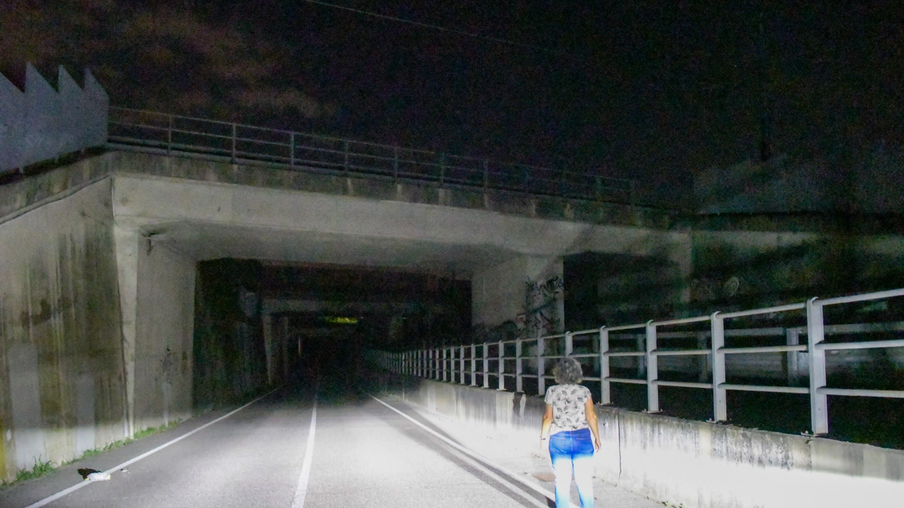 Il sottopassaggio nei pressi della stazione di San Zenone al Lambro Il sottopassaggio nei pressi della stazione di San Zenone al Lambro