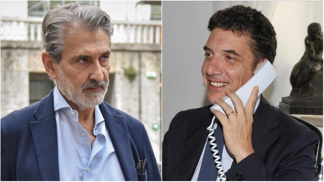 L'ex assessore Giancarlo Tancredi e Christian Malangone, direttore generale del Comune