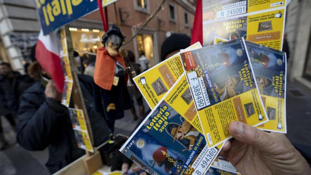 Biglietti della Lotteria Italia (foto di repertorio Ansa) 