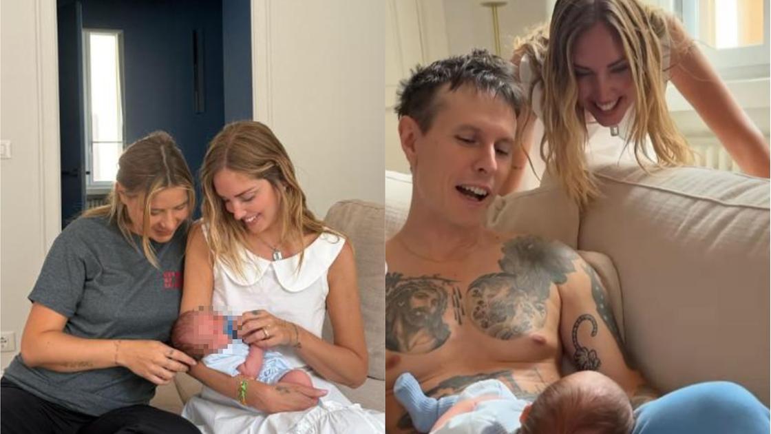 chiara ferragni e veronica ferraro primo incontro con il piccolo orlando benvenuto la zia ti ama gi224 un sacco