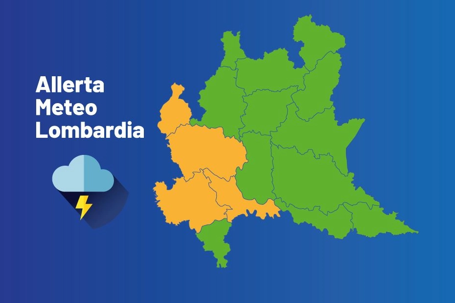 Allerta meteo gialla in Lombardia