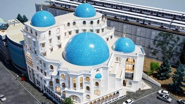 Il rendering del progetto della moschea che sorgerà in via Esterle Il rendering del progetto della moschea che sorgerà in via Esterle