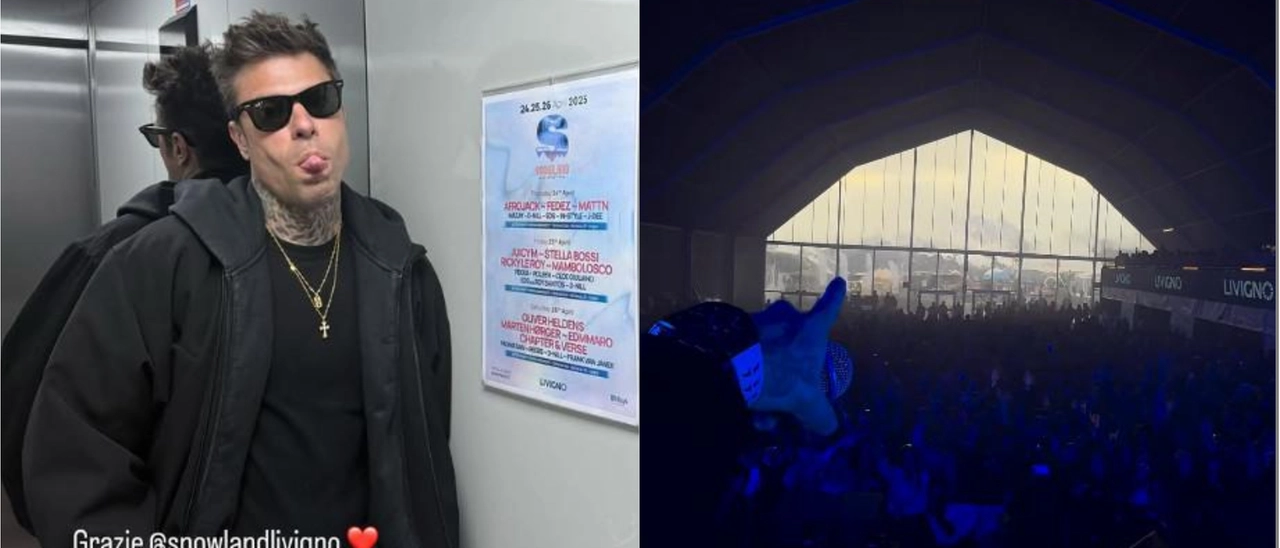 Fedez allo Snowland Music Festival: “Una tranquilla scampagnata in montagna”. E ringrazia il pubblico di Livigno