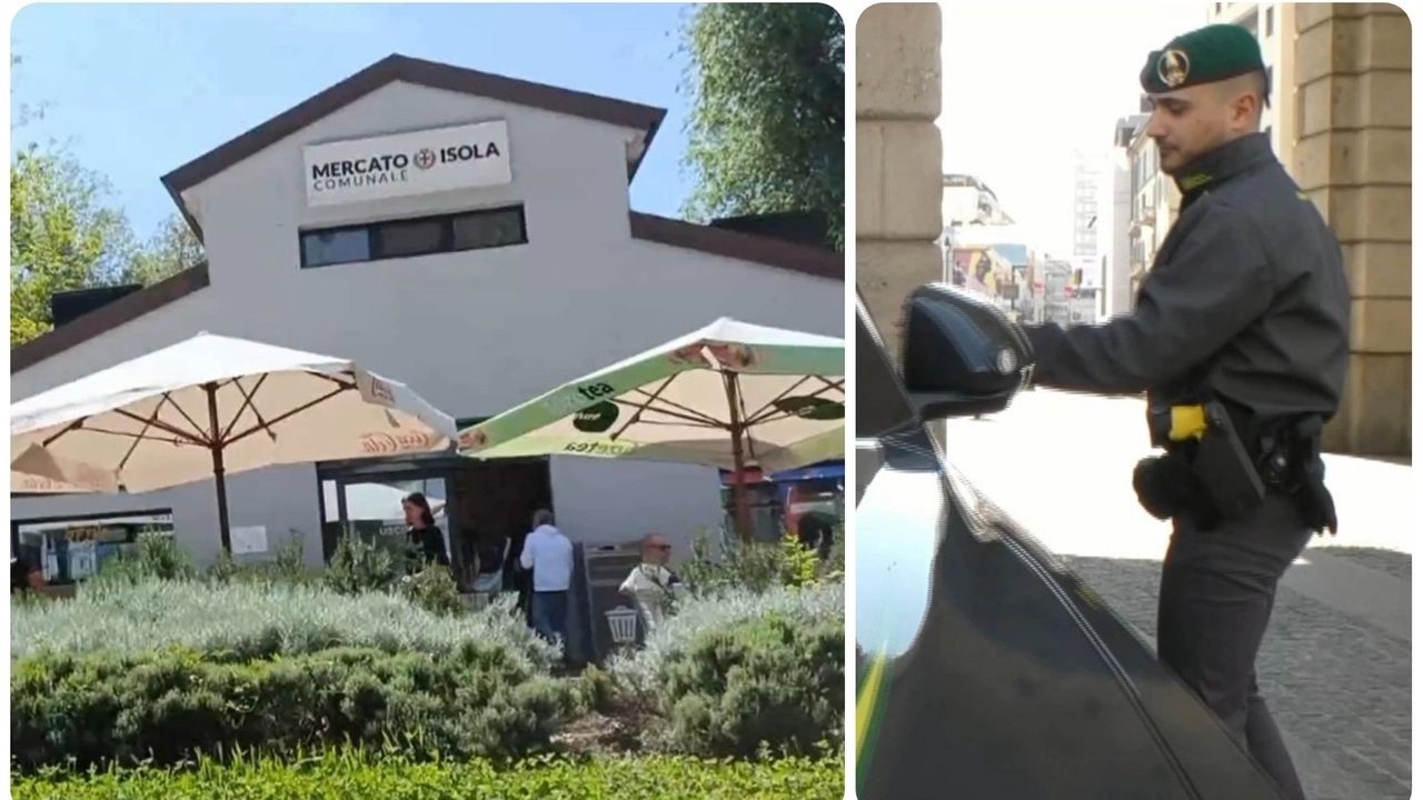 Mercato Comunale Isola, Guardia di Finanza in azione