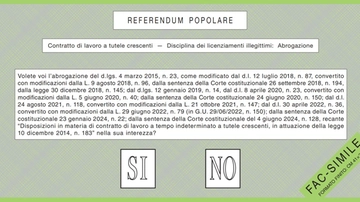 La spiegazione semplice dei 5 referendum dell’8 e 9 giugno 2025. Il fac-simile delle schede