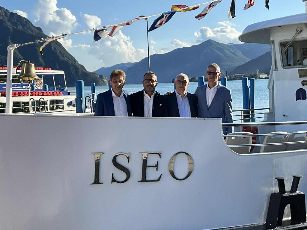 Motonave Iseo pronta a ripartire. Sul lago tornano 115 anni di storia