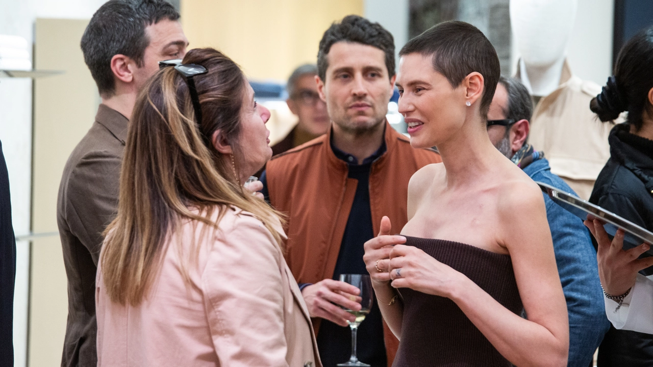 Bianca Balti all'evento Tod's Italian Hands (Ansa/Canella)