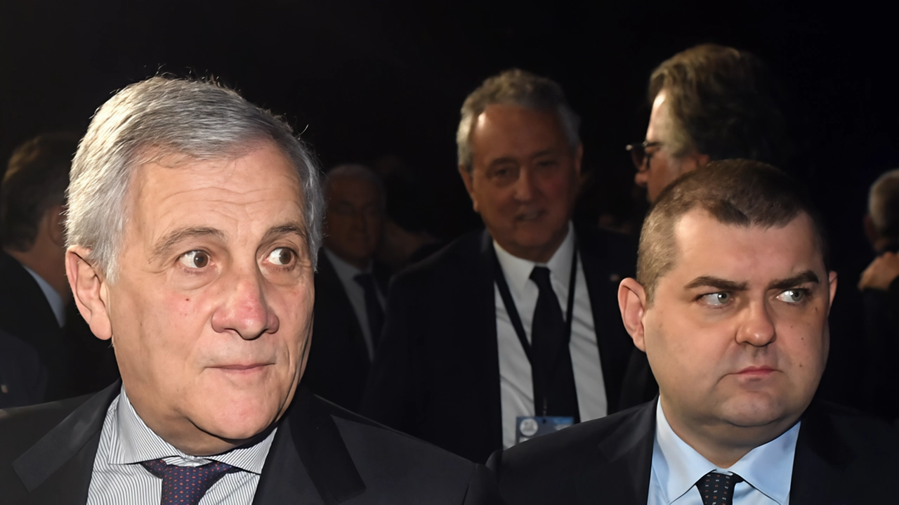 Il leader di FI Tajani con il segretario lombardo degli azzurri Alessandro Sorte Il leader di FI Tajani con il segretario lombardo degli azzurri Alessandro Sorte