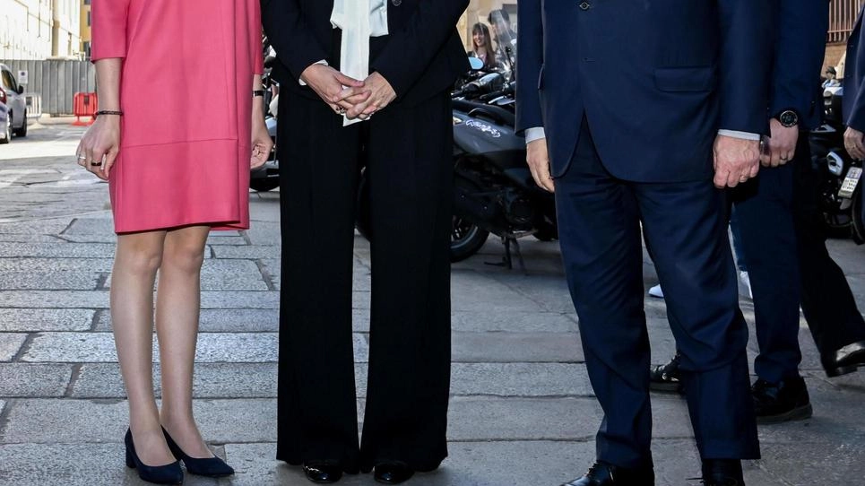 La presidente del Parlamento europeo Roberta Metsola, la rettrice Elena Beccalli e il ministro Antonio Tajani all’università Cattolica di Milano La presidente del Parlamento europeo Roberta Metsola, la rettrice Elena Beccalli e il ministro Antonio Tajani all’università Cattolica di Milano