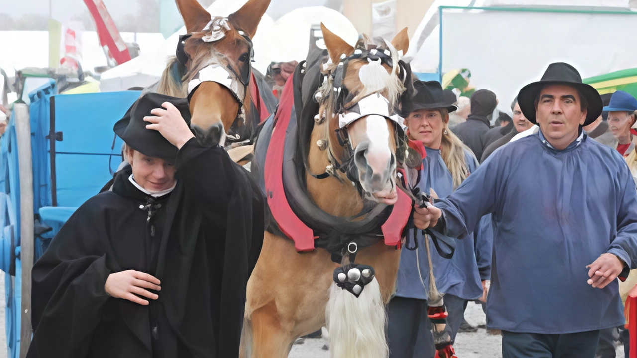 Quest’anno visto il forzato forfait dei bovini saranno i cavalli i protagonisti di spettacoli e rievocazioni Quest’anno visto il forzato forfait dei bovini saranno i cavalli i protagonisti di spettacoli e rievocazioni