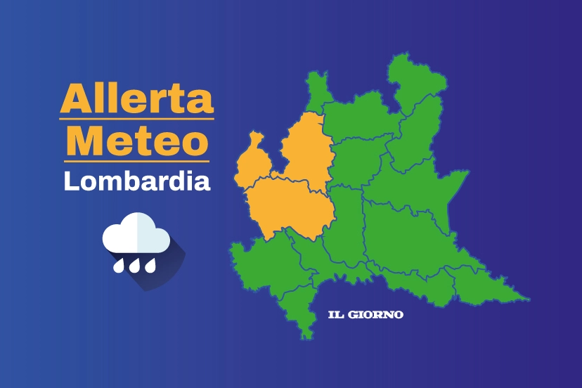 Meteo Lombardia, allerta gialla rischio idrogeologico