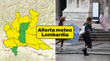 In Lombardia allerta meteo per forte vento e temporali: dove e quando. Anche Milano tra le zone più a rischio, la mappa