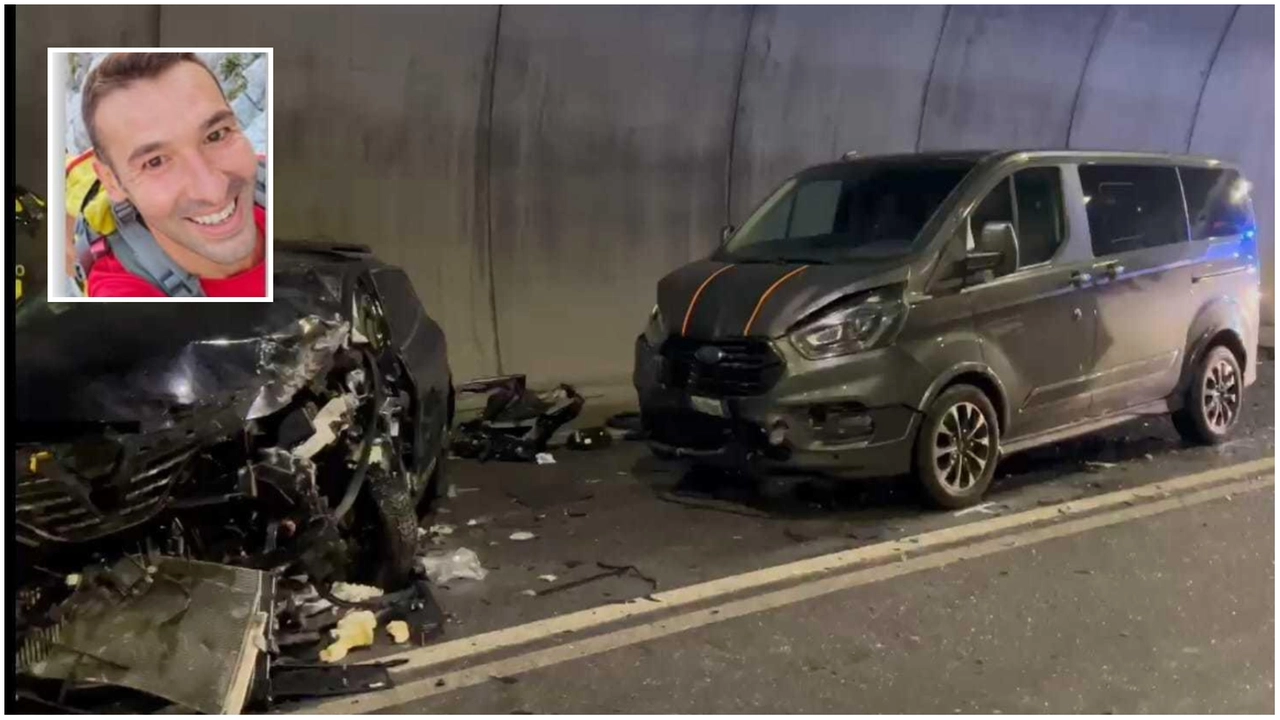 Marco Contessi, 39 anni, morto nell'incidente in galleria Marco Contessi, 39 anni, morto nell'incidente in galleria