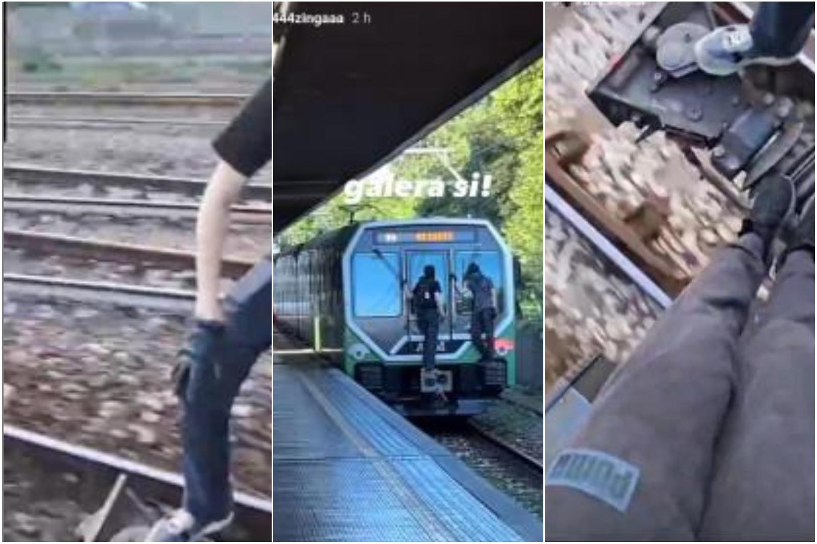 La nuova folle sfida social: due ragazzi surfano sui treni del metrò in movimento e si riprendono La nuova folle sfida social: due ragazzi surfano sui treni del metrò in movimento e si riprendono