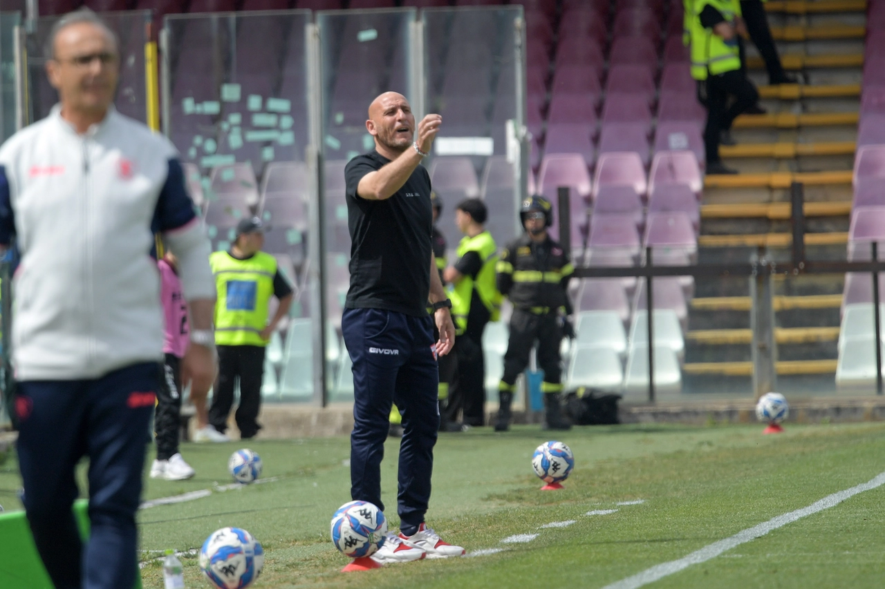 L'allenatore del Mantova Davide Possanzini