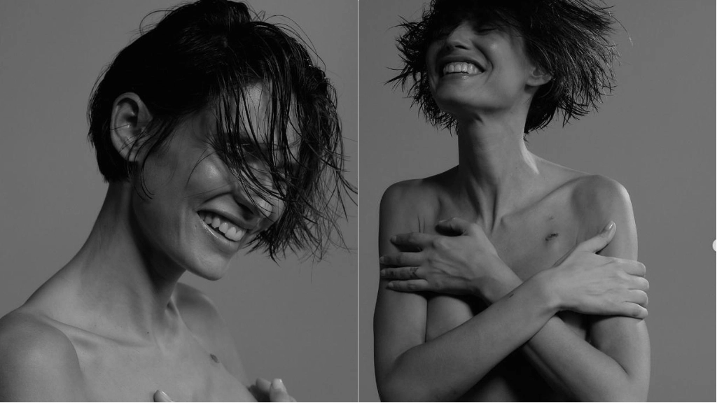 Bianca Balti con il nuovo look negli scatti pubblicati sul suo profilo Instagram