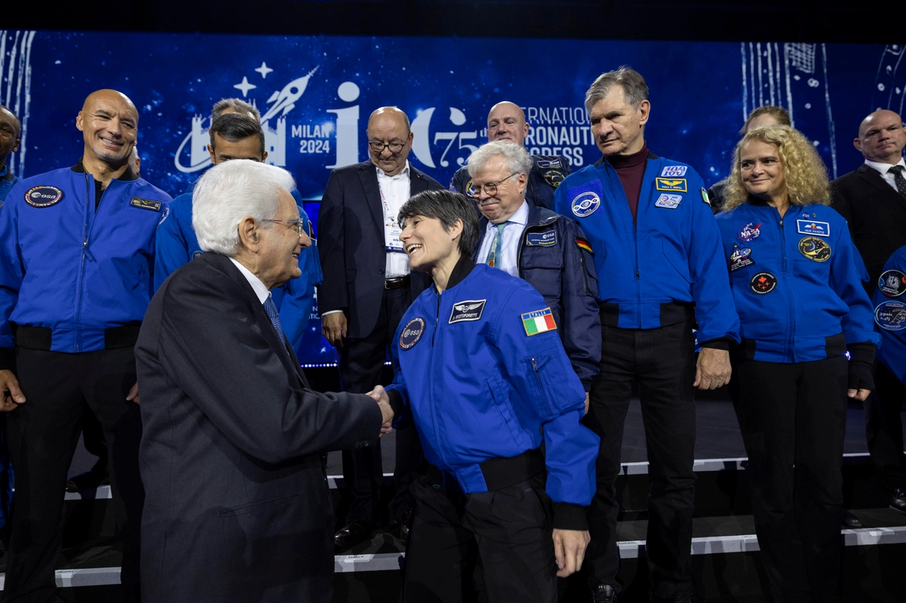 Il Presidente della Repubblica Sergio Mattarella in occasione del 75° Congresso astronautico internazionale