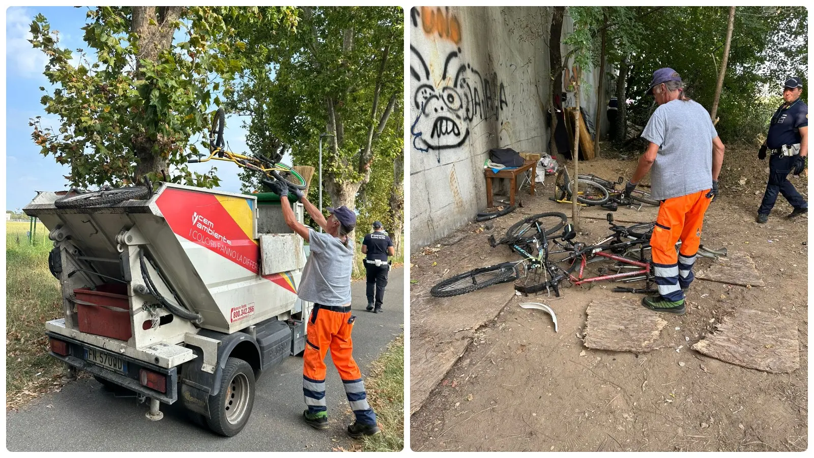 Brugherio, stop alle occupazioni abusive: sgomberata l’area di viale Lombardia