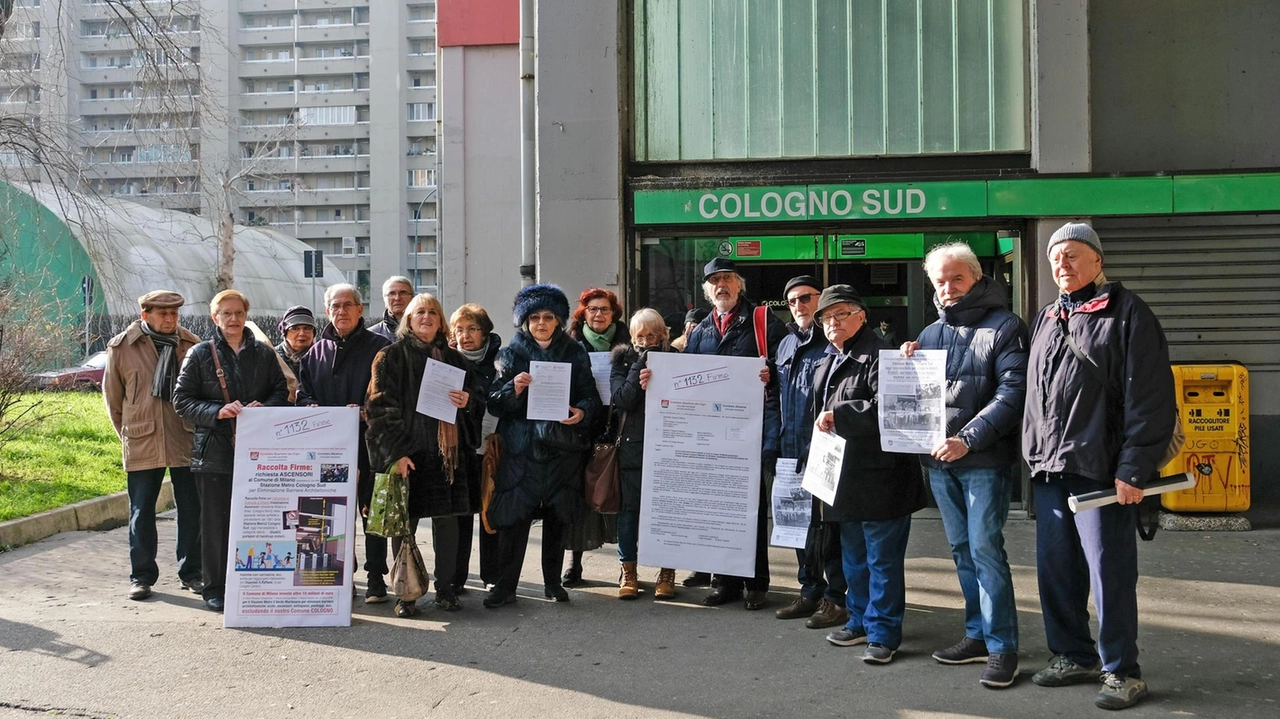 Una delle manifestazioni dei residenti Una delle manifestazioni dei residenti