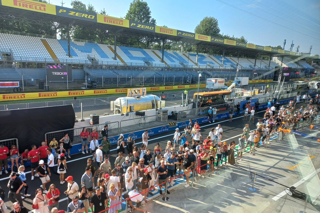Preparativi in corso all'autodromo di Monza