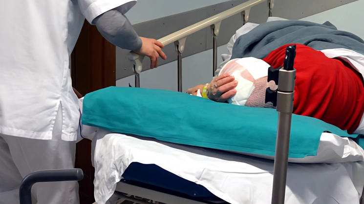 La donna è stata curata al Mandic La donna è stata curata al Mandic