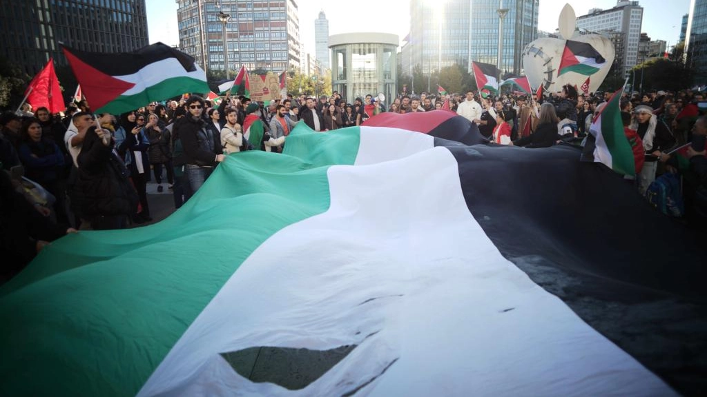 Un corteo per la Palestina a Milano (foto di archivio) Un corteo per la Palestina a Milano (foto di archivio)