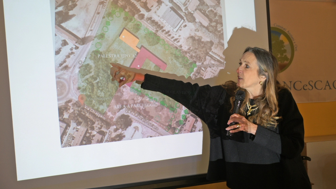 L’archietto Silvia Canevari mostra come diventerà la nuova scuola media che sarà una succursale della Leonardo da Vinci L’archietto Silvia Canevari mostra come diventerà la nuova scuola media che sarà una succursale della Leonardo da Vinci