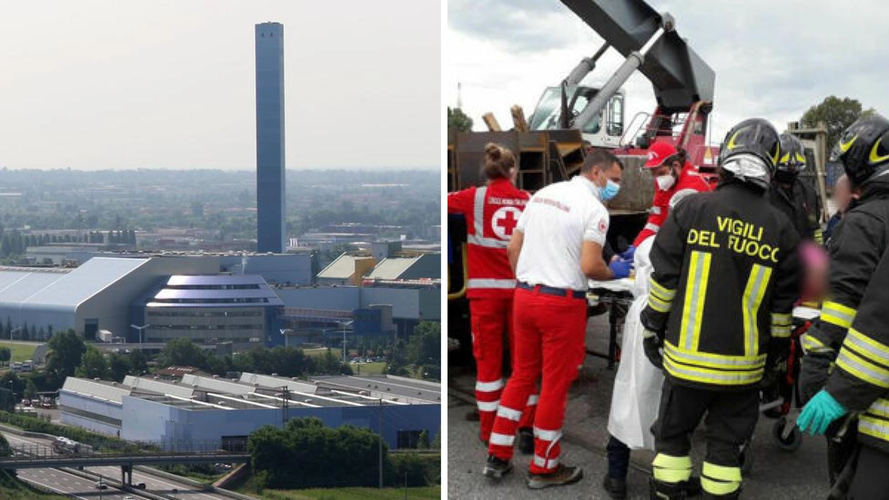 A sinistra, il termovalorizzatore A2A di Brescia A sinistra, il termovalorizzatore A2A di Brescia