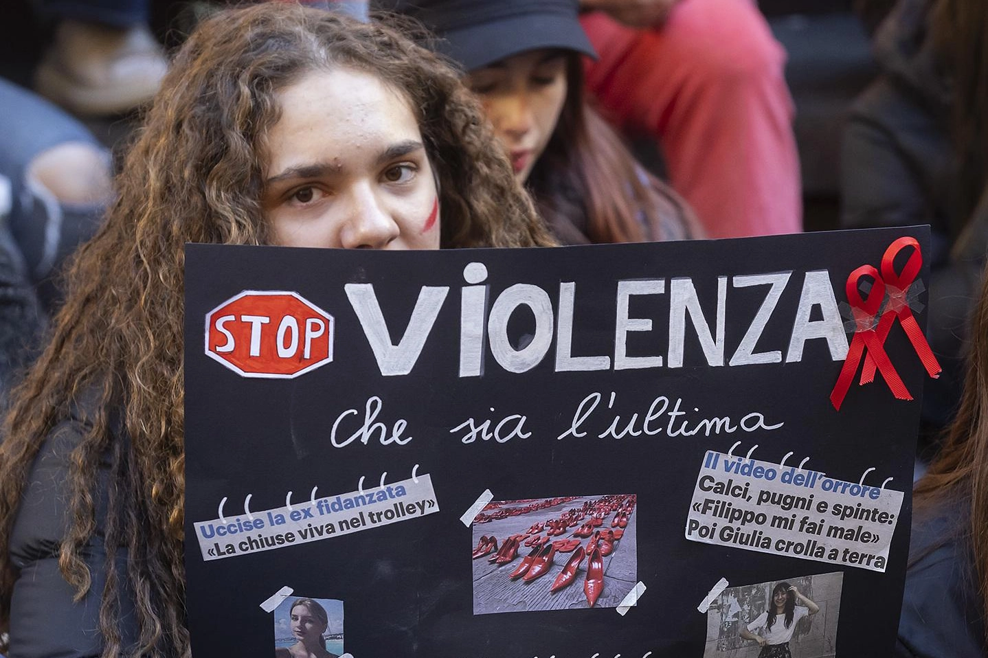 Manifestazione contro la violenza sulle donne (Archivio)