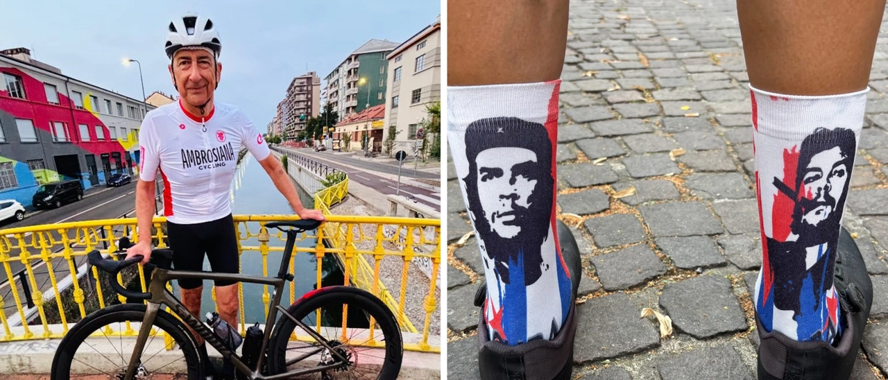 Beppe Sala in bici da Milano a Zoagli coi calzini di Che Guevara: partenza alle 5.30 e via per 210 chilometri