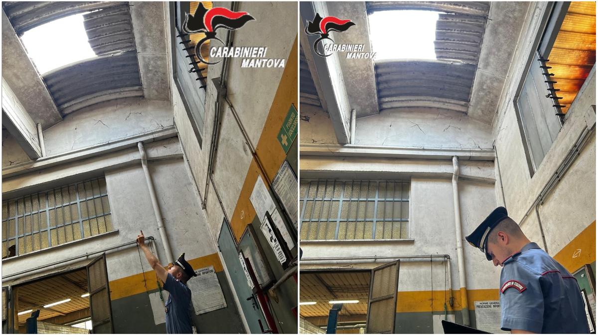 Asola, il tetto dell’azienda sprofonda: grave operaio di 50 anni precipitato per 6 metri