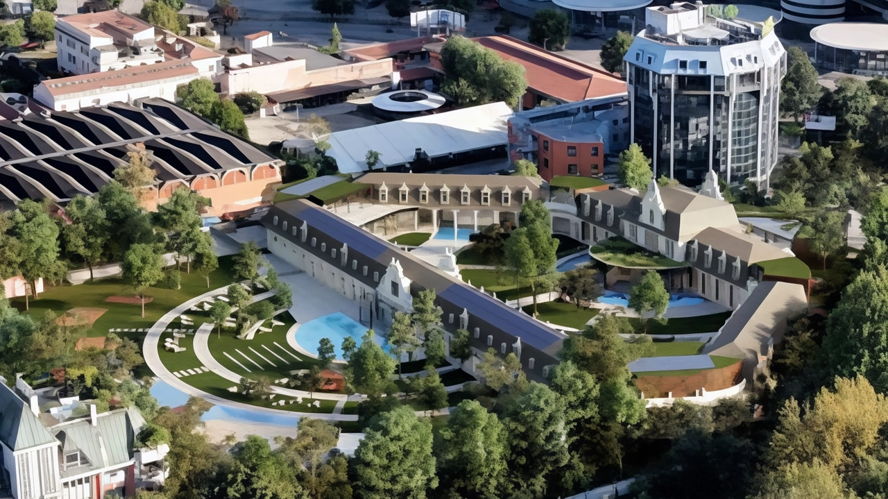 Il recupero delle scuderie De Montel e del parco di 16.200 metri quadrati Il recupero delle scuderie De Montel e del parco di 16.200 metri quadrati