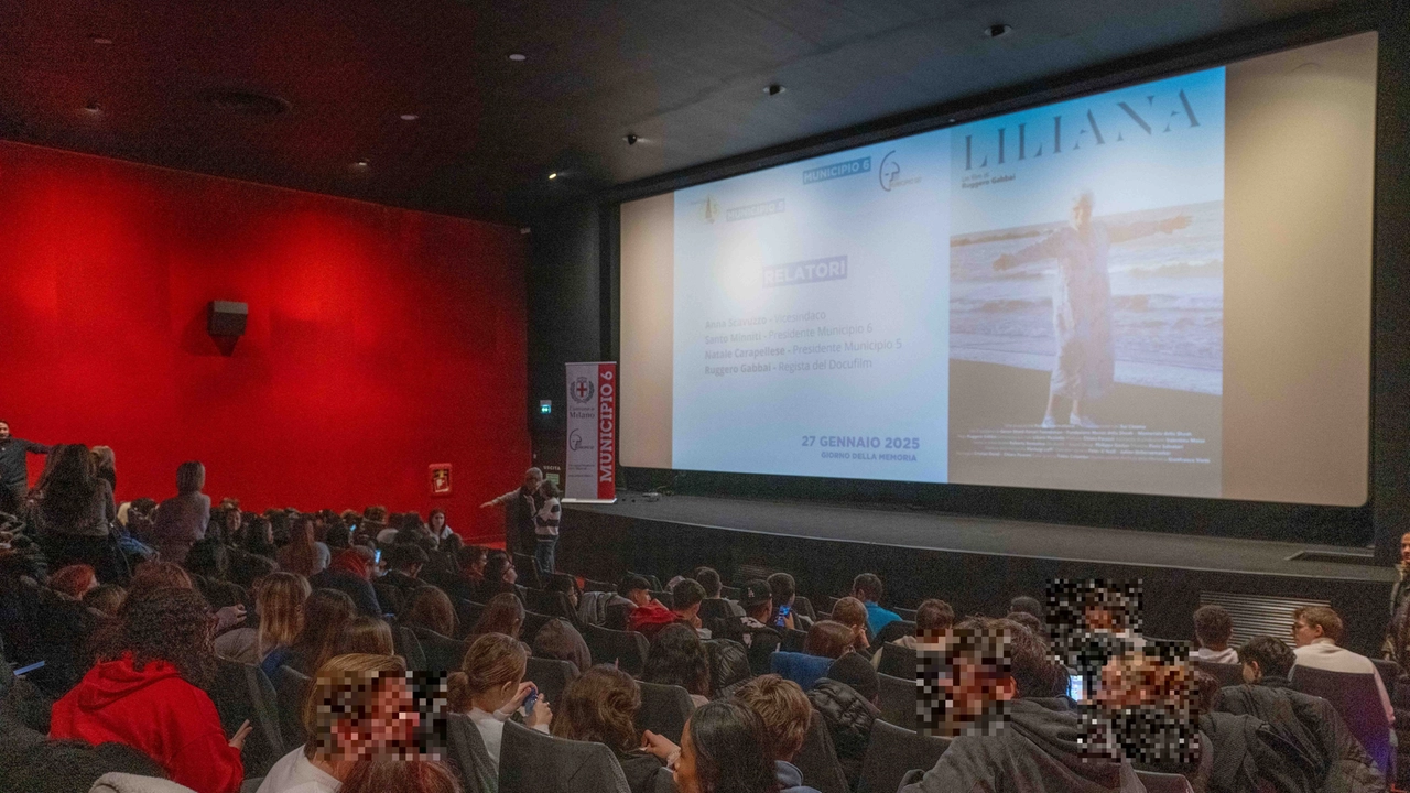 La proiezione del film “Liliana” al cinema Ducale La proiezione del film “Liliana” al cinema Ducale