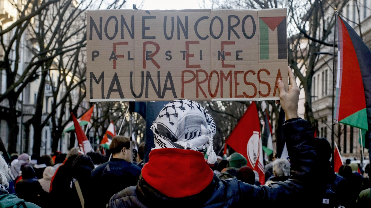 Un corteo pro Palestina a Milano (foto di archivio)