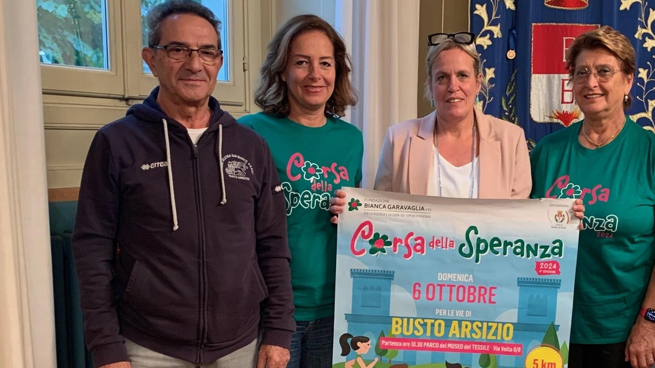 La "Corsa della Speranza" a Busto Arsizio il 6 ottobre sostiene i bambini malati di tumore. Fondi per "La Casa del fiore" a Lesa. Partenza alle 10,30 al Parco del Museo del Tessile. La "Corsa della Speranza" a Busto Arsizio il 6 ottobre sostiene i bambini malati di tumore. Fondi per "La Casa del fiore" a Lesa. Partenza alle 10,30 al Parco del Museo del Tessile.