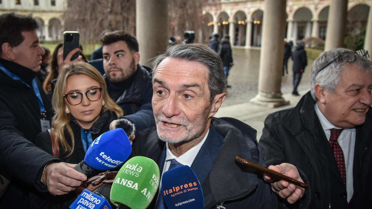 Il presidente della Lombardia Attilio Fontana all’inaugurazione dell’anno accademico 2024-2025 all’Università Statale di Milano