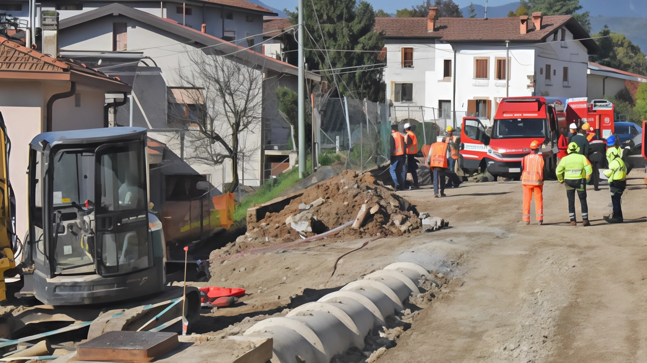 La Effe 81 Costruzioni di Cenate Sotto lavora in subappalto per la Milesi Sergio di Gorlago che ha vinto la gara per l’opera La Effe 81 Costruzioni di Cenate Sotto lavora in subappalto per la Milesi Sergio di Gorlago che ha vinto la gara per l’opera