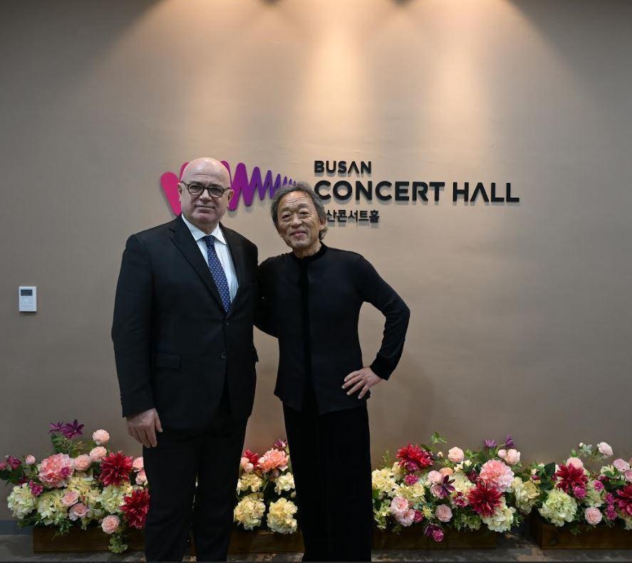 Ortombina e Chung al concerto inaugurale della Busan Concert Hall Ortombina e Chung al concerto inaugurale della Busan Concert Hall