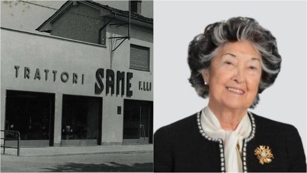 La prima sede della Same e Luisella Cassani La prima sede della Same e Luisella Cassani