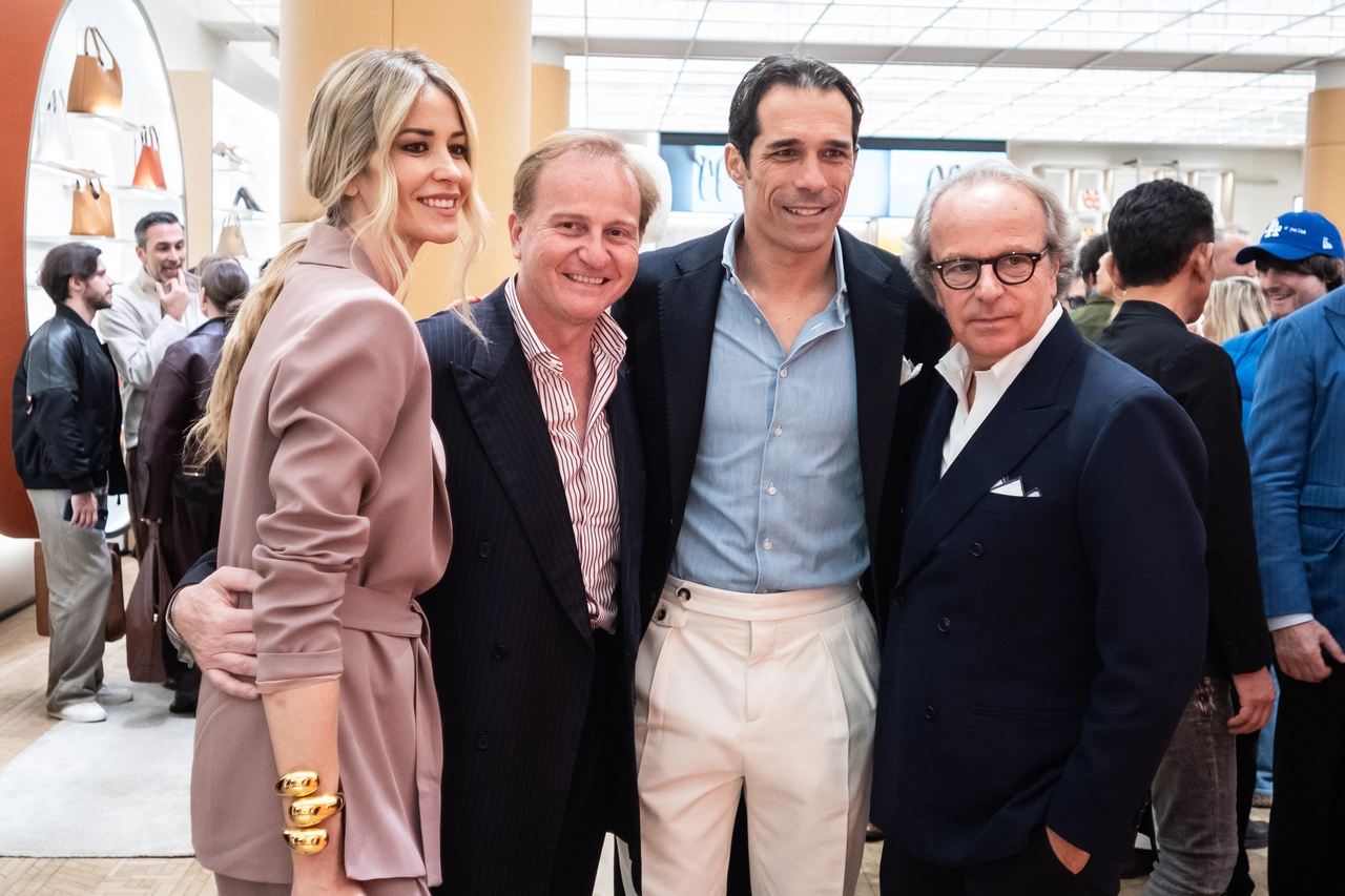 Milano FuoriSalone TOD'S ITALIAN HANDS evento in showroom Montenapoleone 13  MILANO, 8 APRILE 2025, ANSA/DAVIDE CANELLA