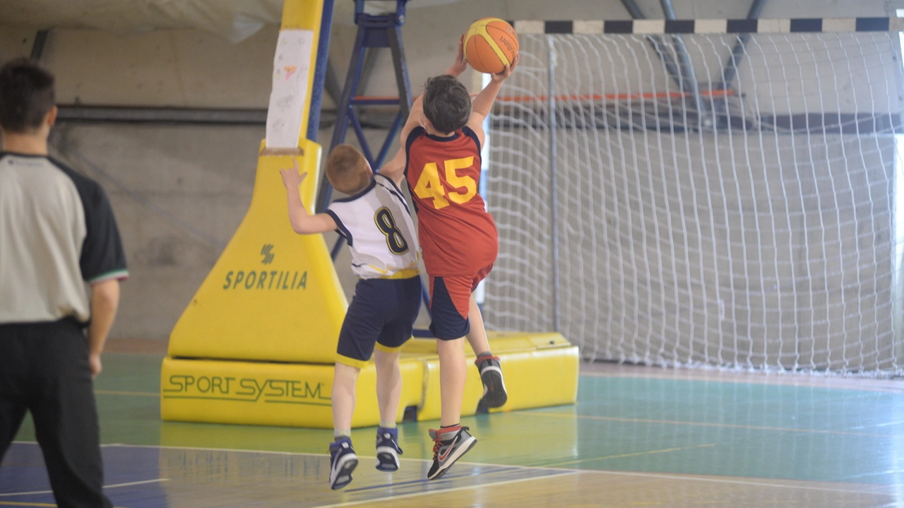 Fra le attività più gettonate per i bambini c'è il minibasket (Archivio) Fra le attività più gettonate per i bambini c'è il minibasket (Archivio)