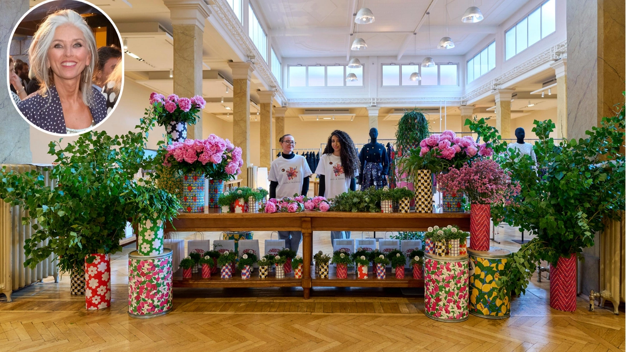 Fiori, abiti e accessori per l'evento a "Cura di Paola" dedicato a Paola Marella Fiori, abiti e accessori per l'evento a "Cura di Paola" dedicato a Paola Marella