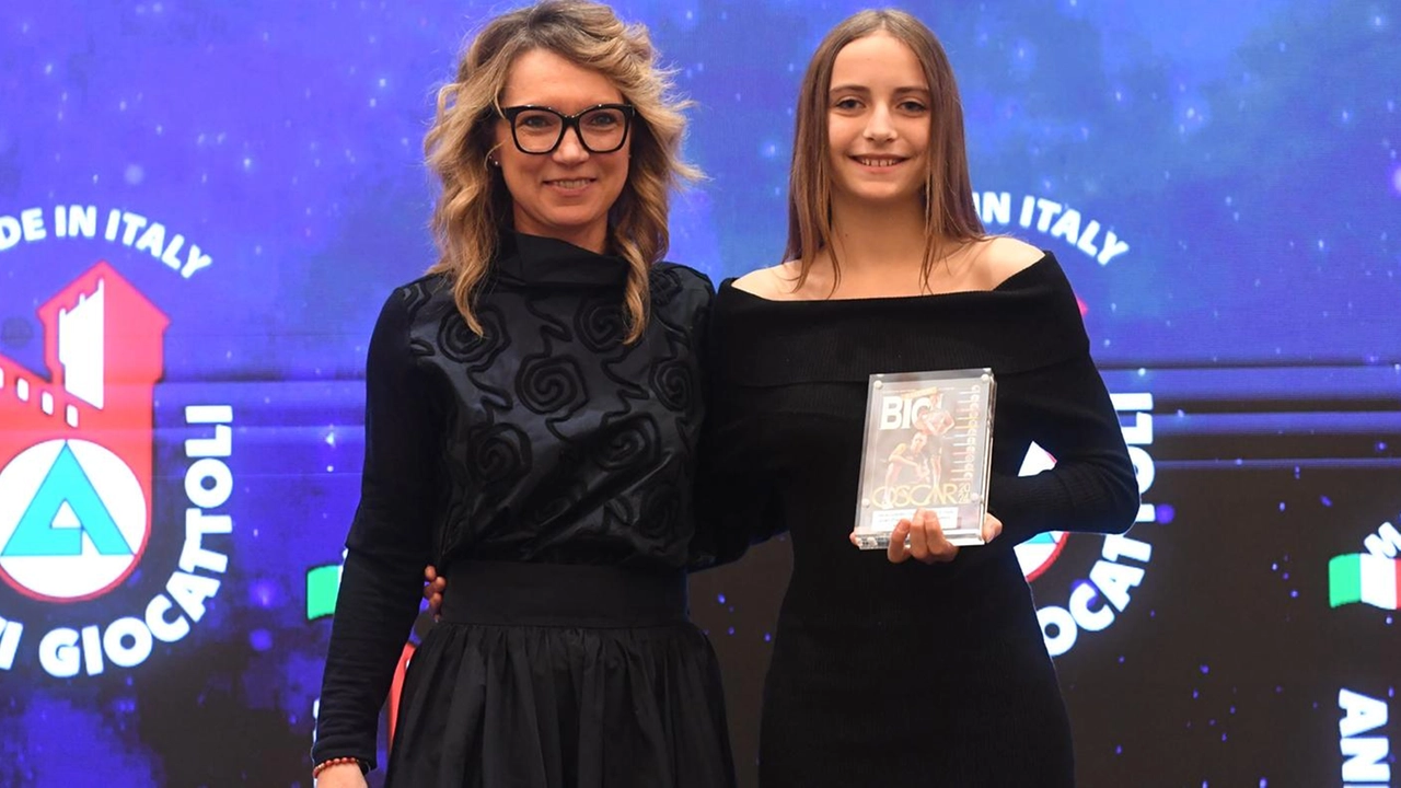 Nicole Bracco alla cerimonia di consegna dell’Oscar Tuttobici La giovane è fra le migliori promesse del ciclismo italiano
