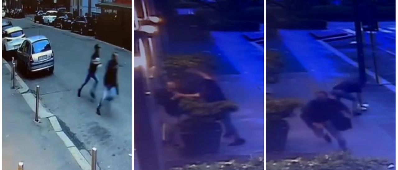 Emanuele De Maria, il video choc delle coltellate al collega Hani Nasr che trova la forza di reagire