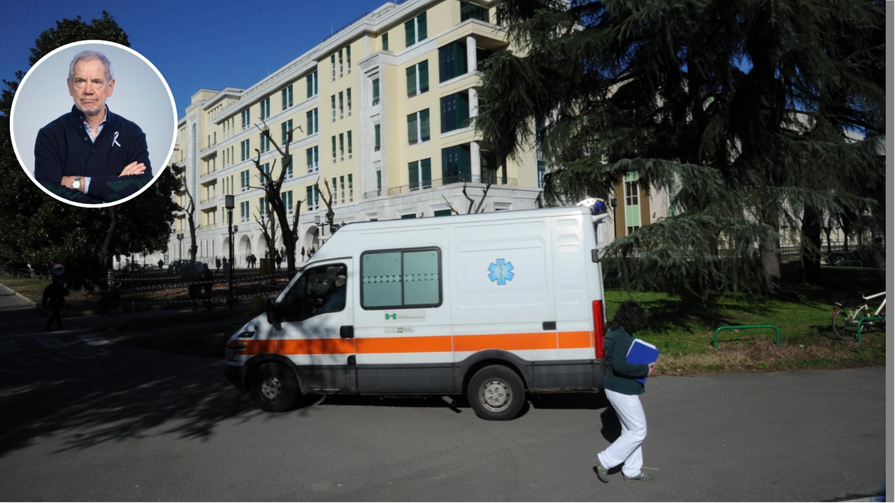 L'assessore al Welfare lombardo Guido Bertolaso e l'ospedale Niguarda di Milano