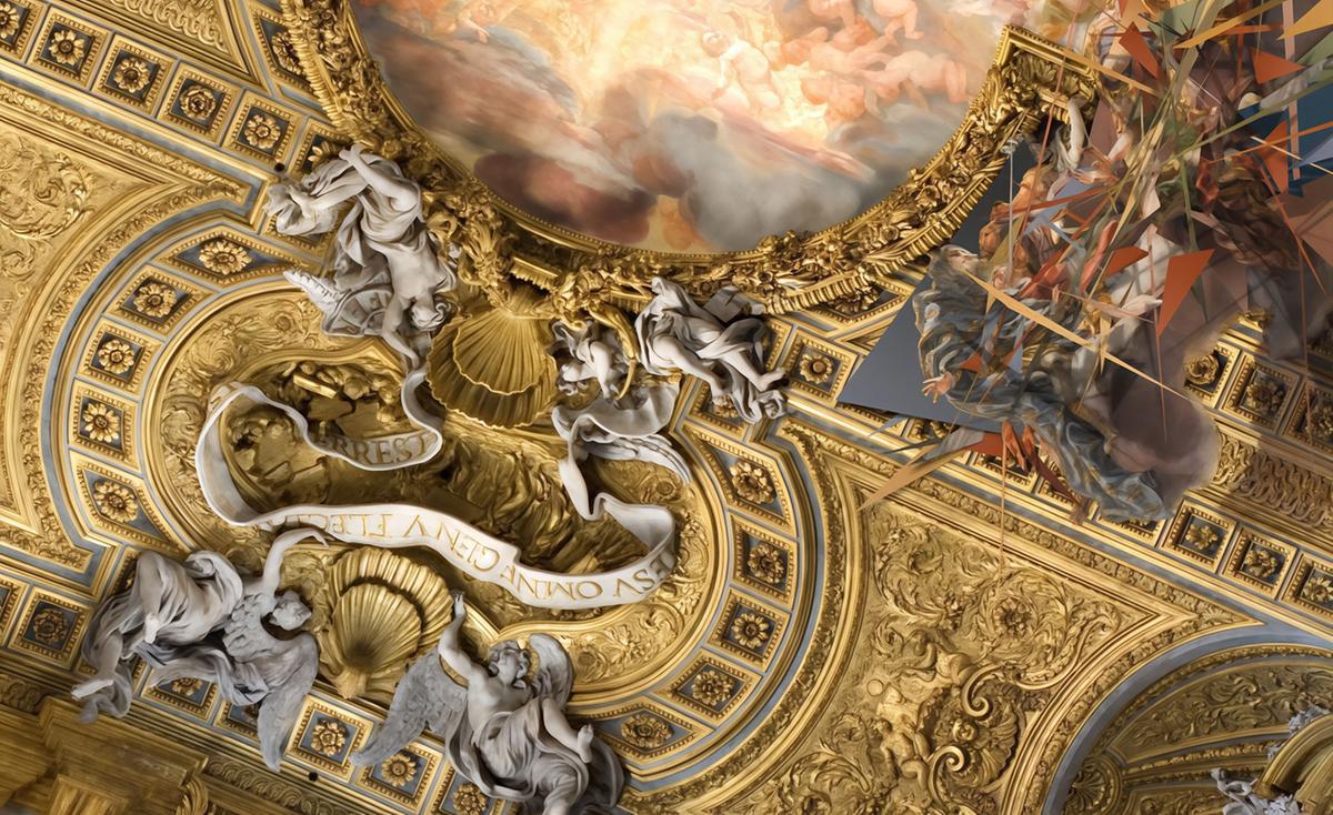 Il grandioso “Trionfo“ del Baciccia secondo Davide Quayola e... l’algoritmo