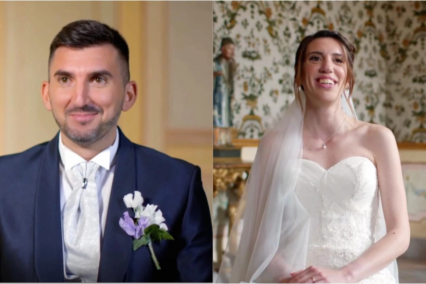 Fabio e Ilaria a Matrimonio a prima vista (foto da sito Real Time)